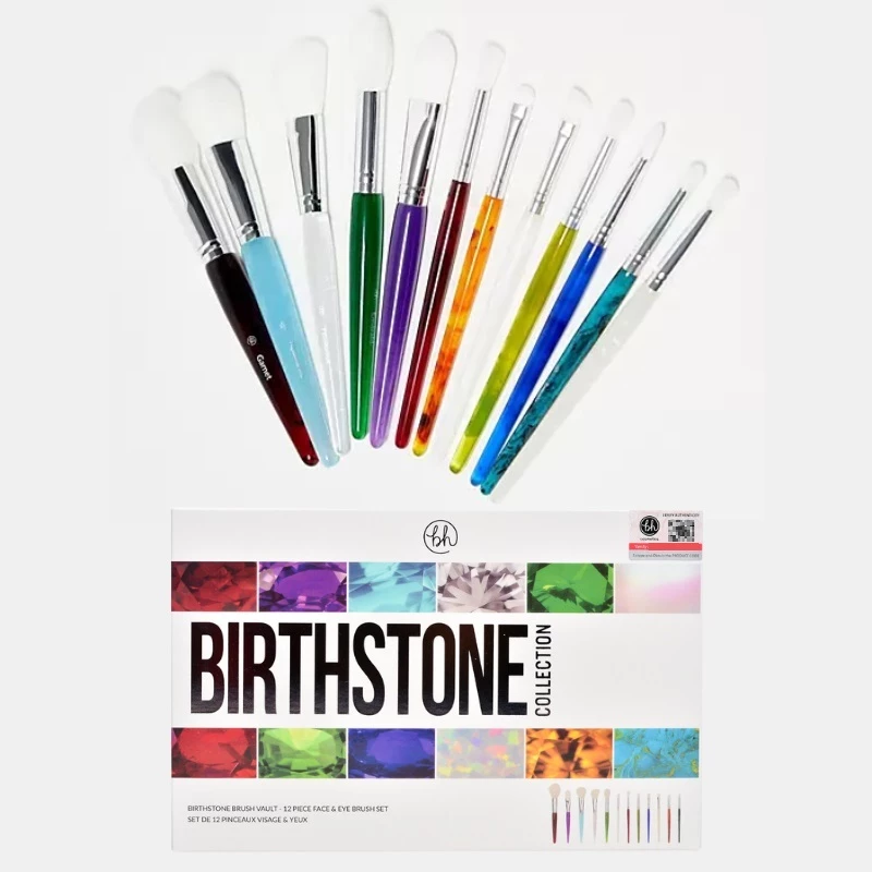 Bộ Cọ Cá Nhân 12 Cây BH COSMETICS Birthstone Brush Vault BHBO21
